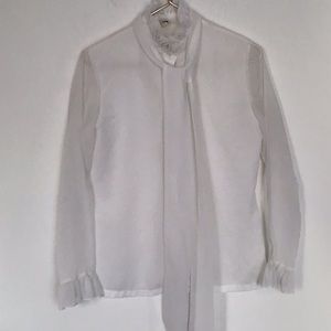 Vintage Mardi modes women’s blouse with tie size M